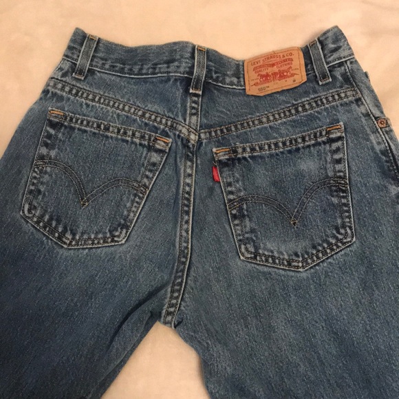 Levi Vintage Classic Relaxed 550 Denim Mom Jeans - Picture 5 of 8
